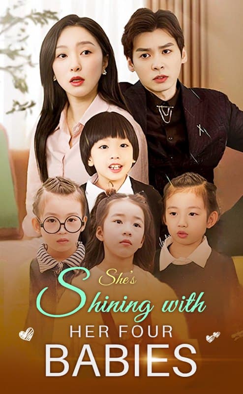 She's Shinning With Her Four Babies